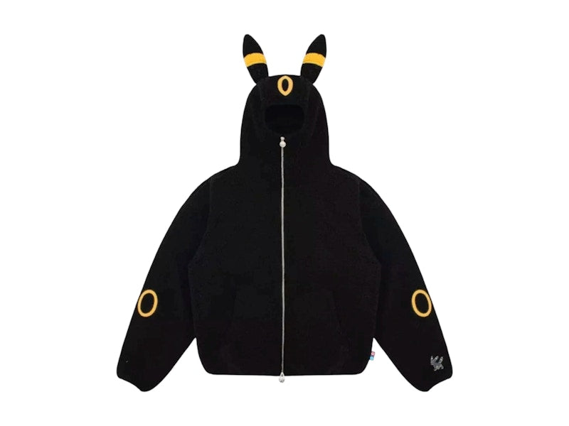 Pokemon x Vandy The Pink Umbreon Fleece Jacket Black