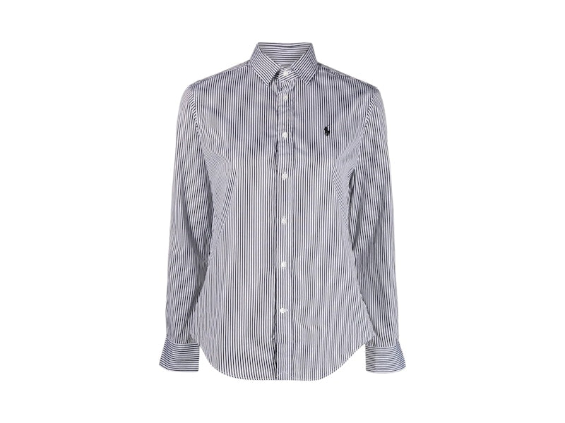 Polo Ralph Lauren 12/2 Yd Ctn Pw-Ls Crlte Shirt White/Poloblack