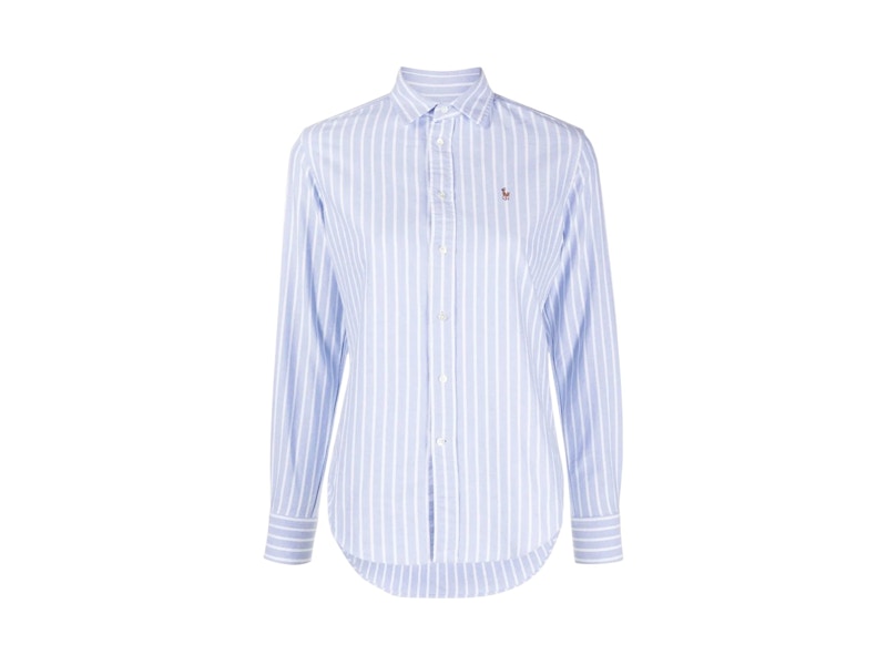 Polo Ralph Lauren 40/1 Ctn Oxford-Ls Crlte Shirt Hib/Wh