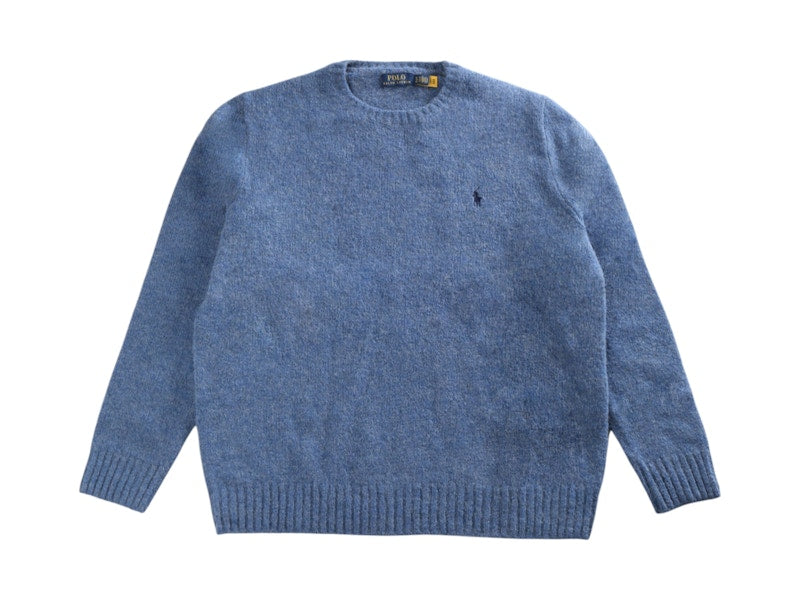 Polo Ralph Lauren Alpaca Blend Long Sleeve Sweater Blue