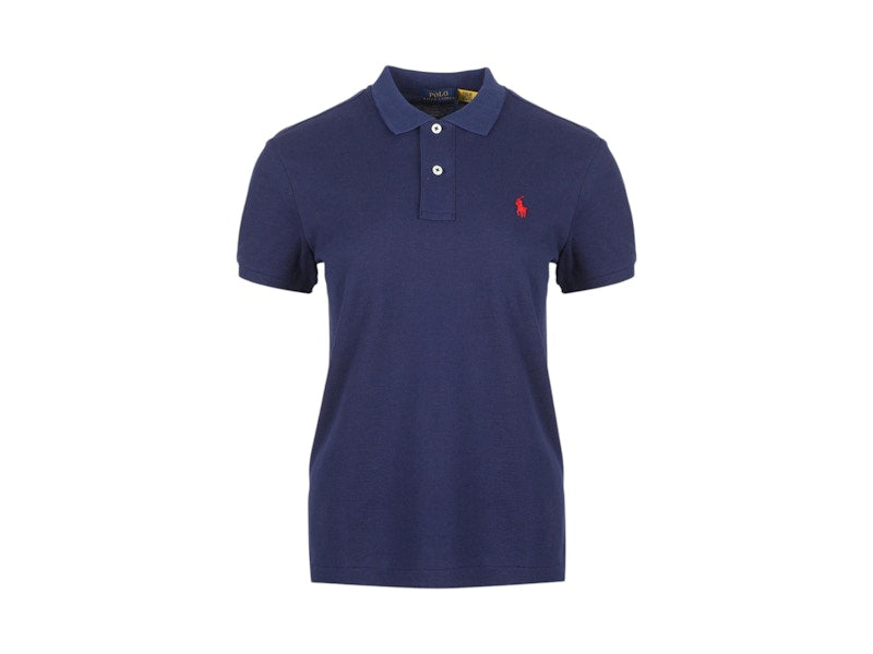 Polo Ralph Lauren Basic Mesh Fit Classic Short-Sleeve Knit Navy/Red Pp