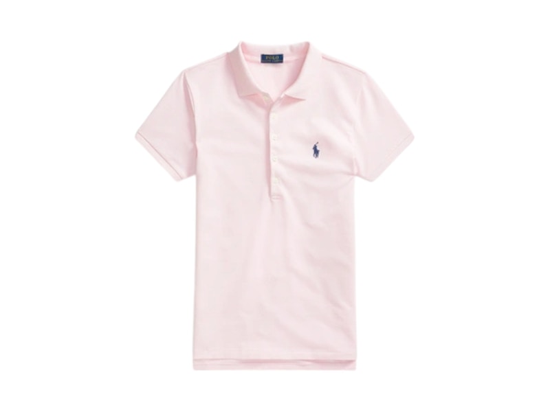 Polo Ralph Lauren Basic Mesh Fit Classic Short Sleeve Knit Shirt Sunkissed Pink