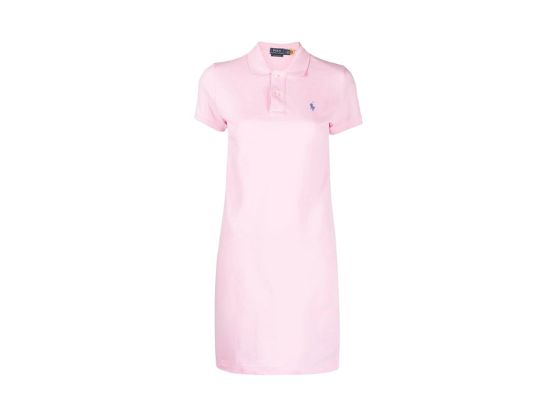 Polo Ralph Lauren Basic Mesh Polo Short Sleeve Casual Dress Pink