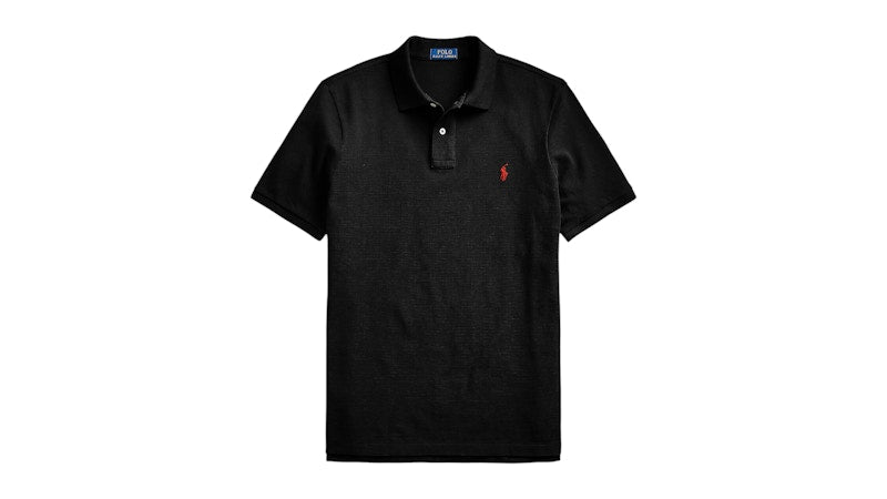 Polo Ralph Lauren Boys Short Sleeve Basic Mesh Polo Black