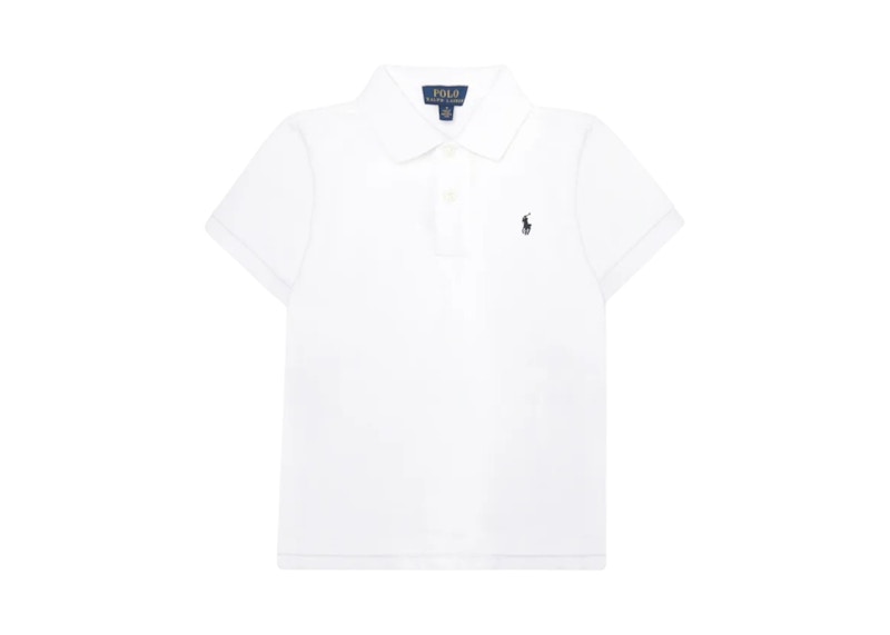 Polo Ralph Lauren Boys Short Sleeve Basic Mesh Polo White