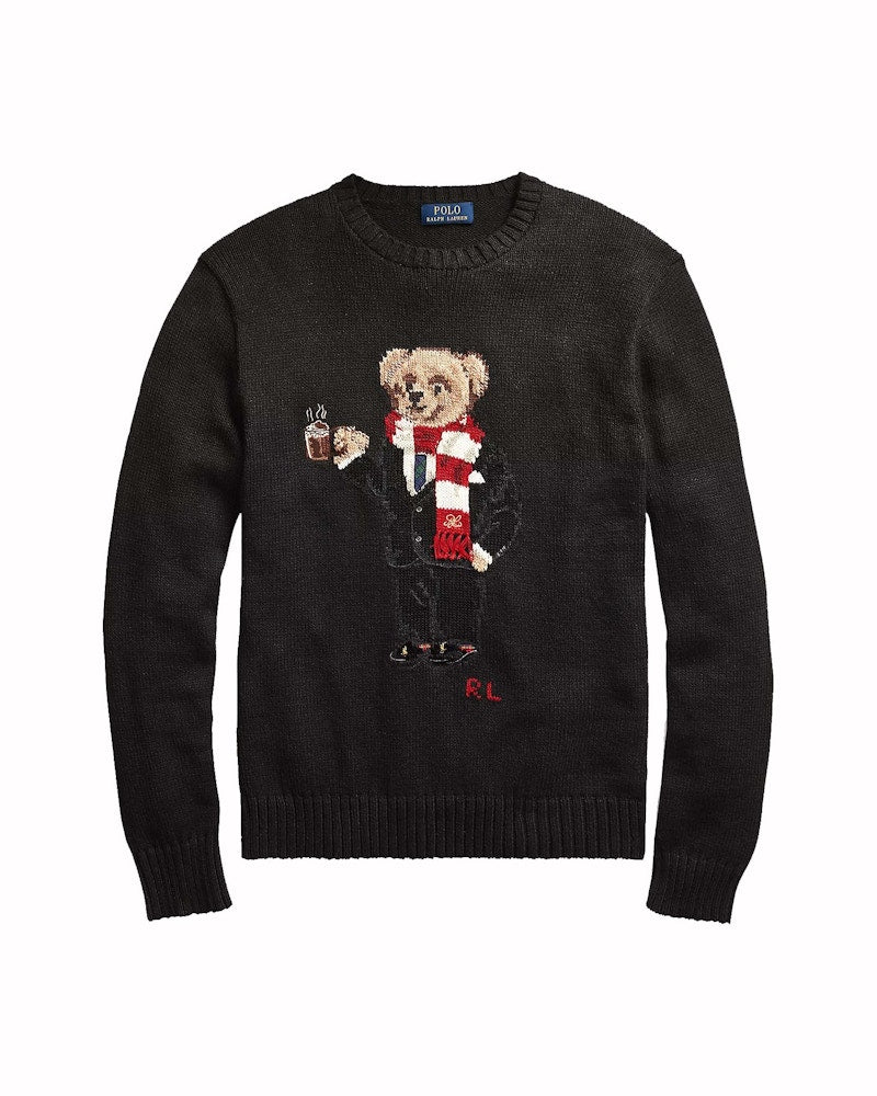 Polo Ralph Lauren Cocoa Bear Sweater Black Cocoa Bear