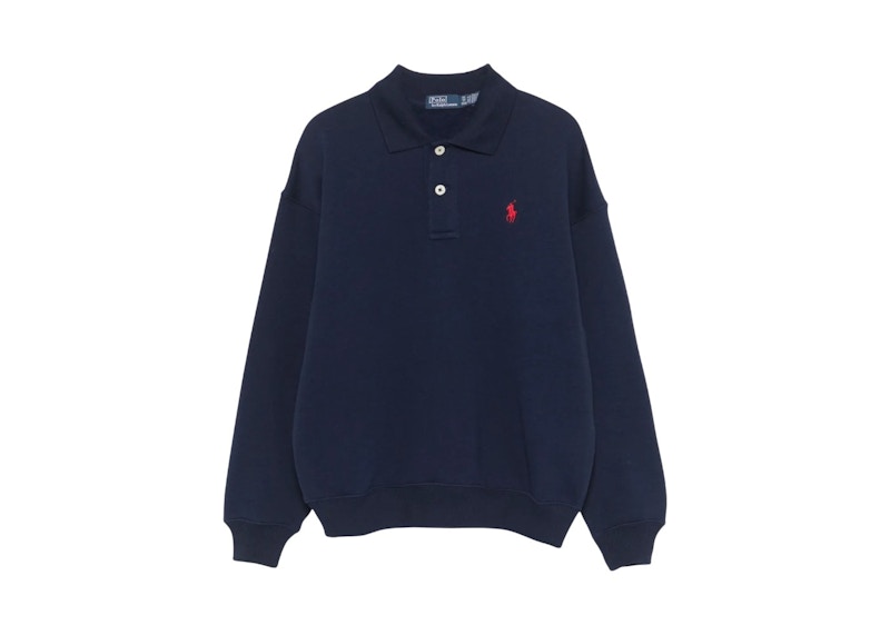 Polo Ralph Lauren Collar Fleece Pullover Navy