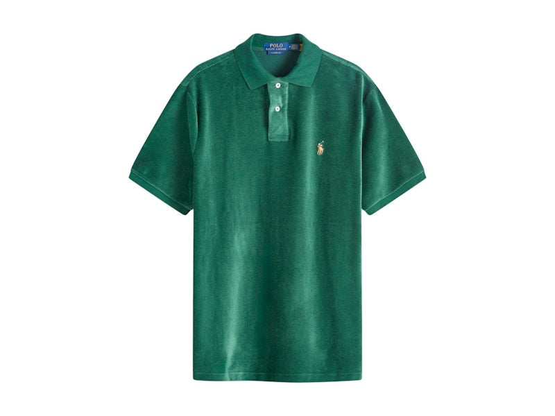 Polo Ralph Lauren Corduroy Polo Shirt Moss Agate