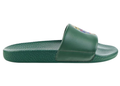 Polo Ralph Lauren Cowboy Polo Bear Slide Forest Green
