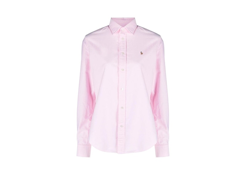 Polo Ralph Lauren Crlte St Long Sleeve Button Front Shirt Bath Pink