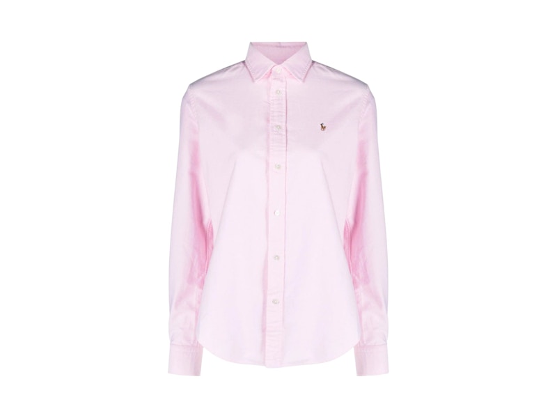 Polo Ralph Lauren Crlte St Long Sleeve Button Front Shirt Bath Pink