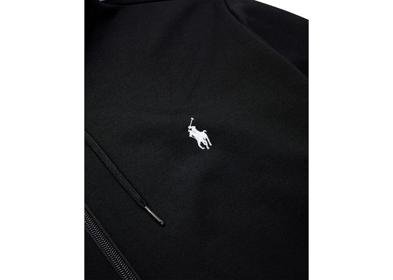 Polo Ralph Lauren Double-Knit Full-Zip Hoodie Polo Black