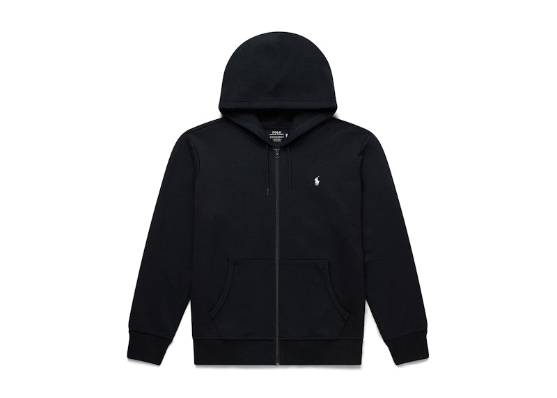 Polo Ralph Lauren Double-Knit Full-Zip Hoodie Polo Black