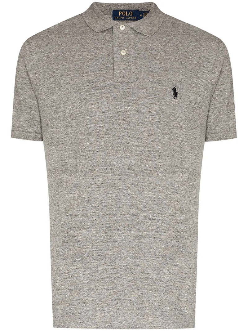 Polo Ralph Lauren Embroidered Logo Polo Shirt Canterbury Heather