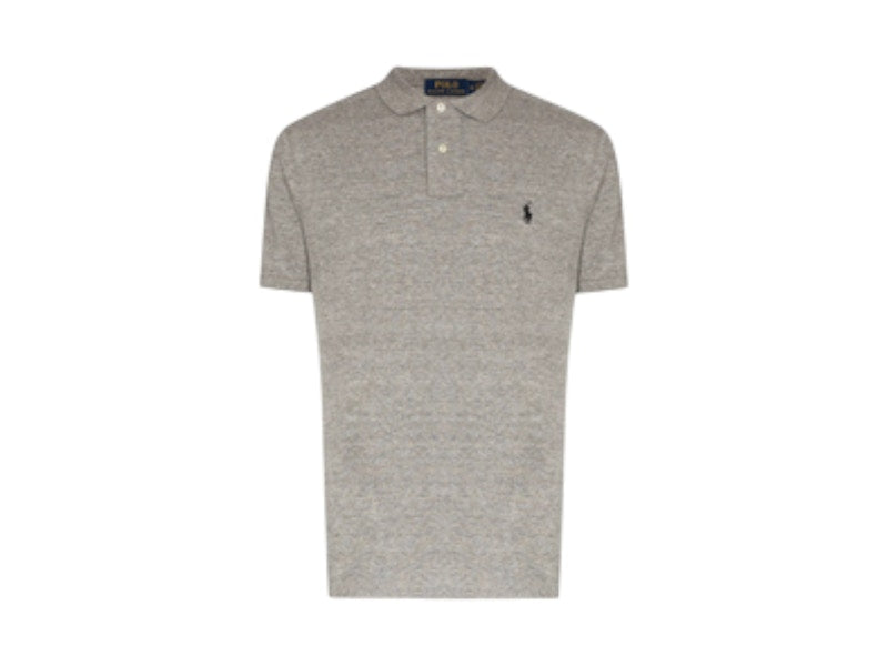 Polo Ralph Lauren Embroidered Logo Polo Shirt Canterbury Heather