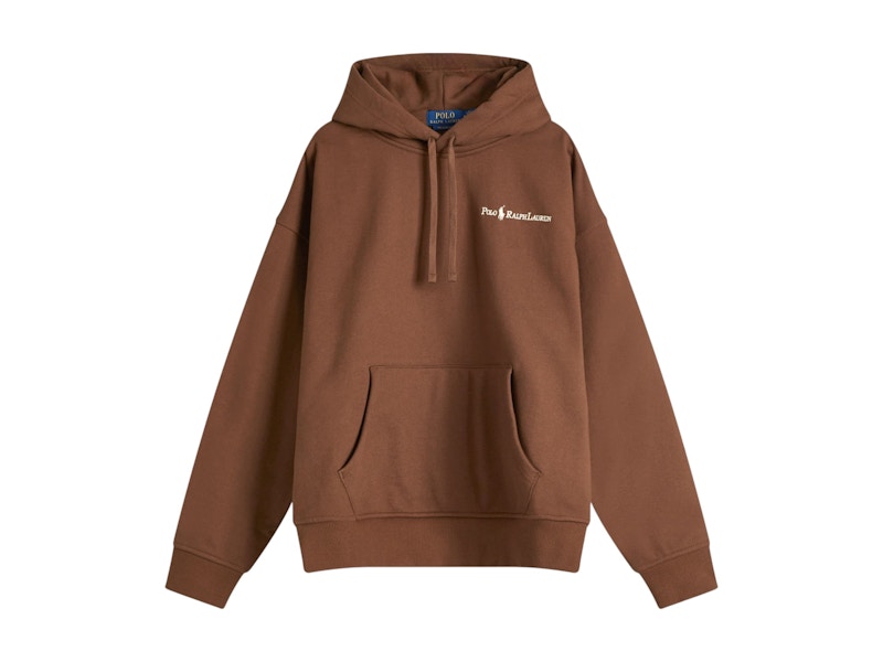 Polo Ralph Lauren Heavyweight Fleece Logo Hoodie Chocolate Mousse