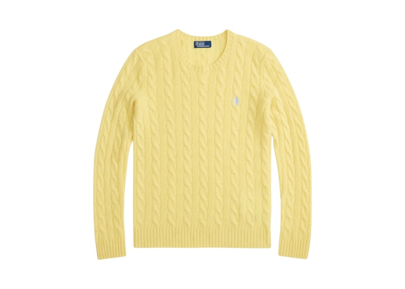 Polo Ralph Lauren Julianna Long Sleeve Pullover Fall Yellow