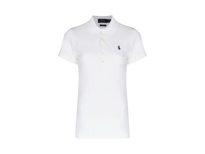 Polo Ralph Lauren Julie Slim SS Polo Shirt White