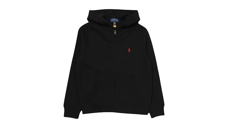 Polo Ralph Lauren Kids Fleece Full Zip Hoodie Black