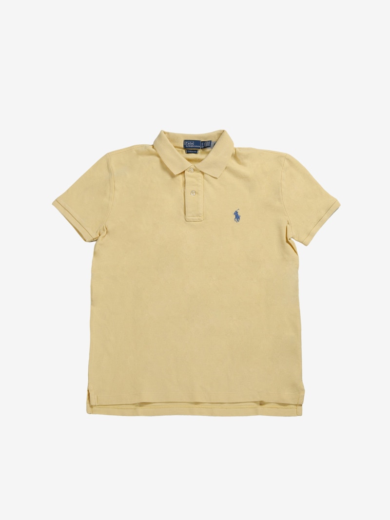 Polo Ralph Lauren Knit Collar Polo Shirt Wicket Yellow