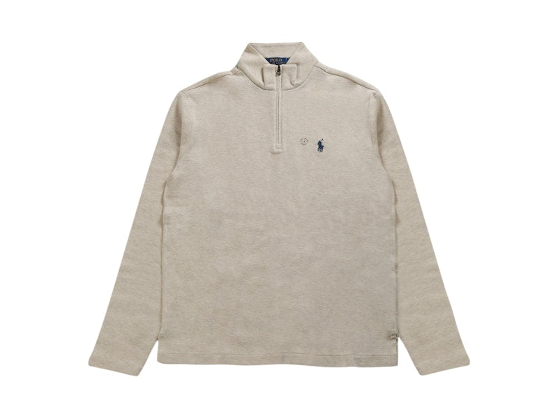 Polo Ralph Lauren Long-Sleeve Jacquard/2 Zip Pullover Chalk Heather