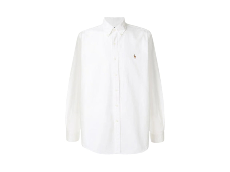 Polo Ralph Lauren Long Sleeve Oxford Sport Shirt White