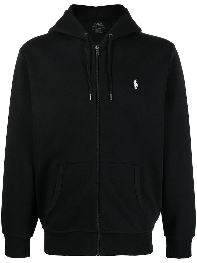 Polo Ralph Lauren Long Sleeved Full Zip Hoodie Black
