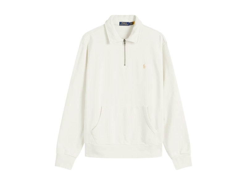 Polo Ralph Lauren Loopback Half Zip Sweat Clubhouse Cream