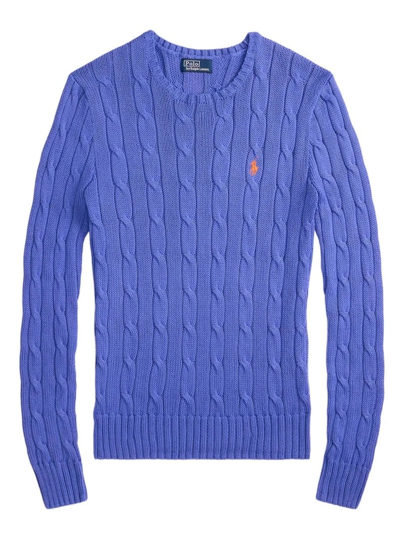 Polo Ralph Lauren Pima Cotton Julianna Long Sleeve Pullover Apzacadia Blue