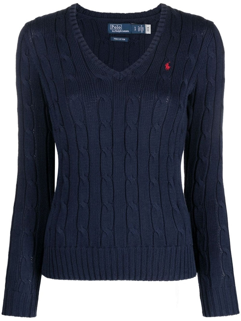Polo Ralph Lauren Pima Cotton Kimberly LS Pullover Hunter Navy