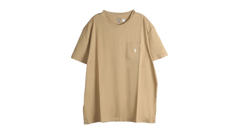 Polo Ralph Lauren S/S Jersey Knit Crewneck Pocket T-shirt Cafe Tan