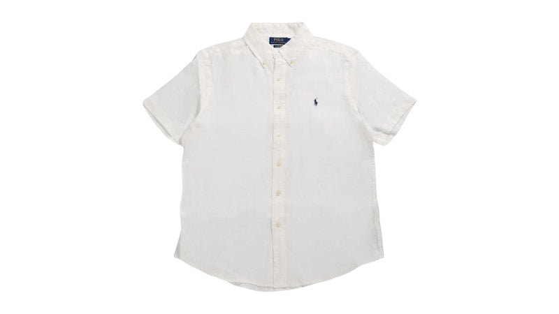 Polo Ralph Lauren S/S Slim Fit Mesh Polo Ceramic White