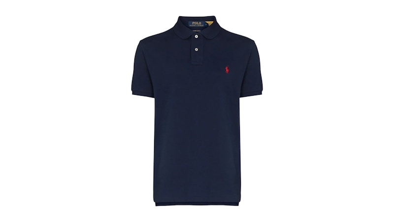 Polo Ralph Lauren S/S Slim Fit Mesh Polo Newport Navy