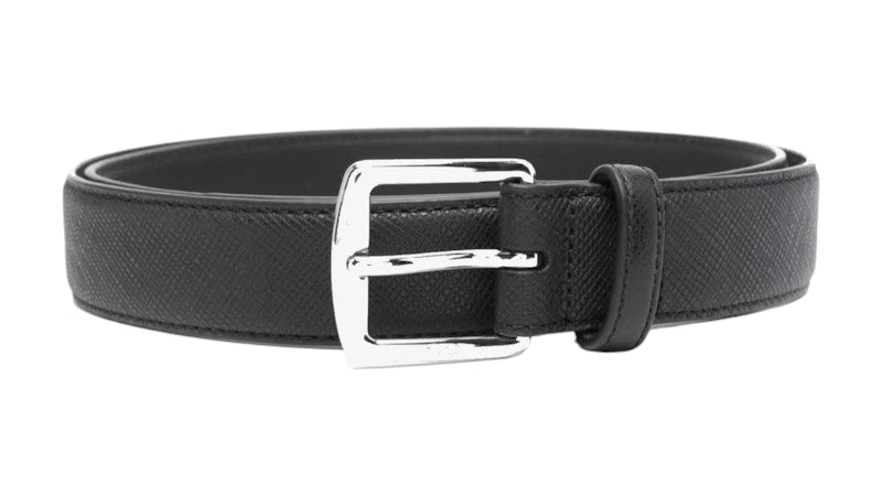 Polo Ralph Lauren Saffiano Leather Belt Black