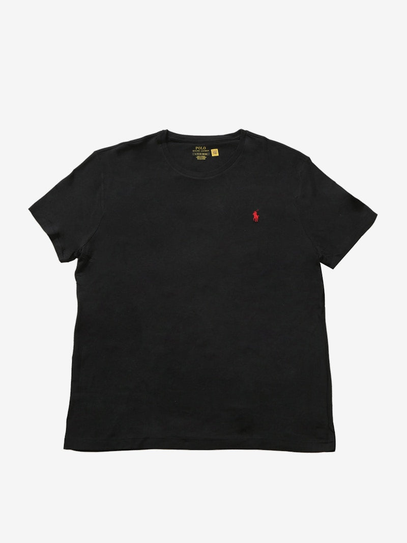 Polo Ralph Lauren Short-Sleeve Jersey Knit Crewneck T-shirt Black