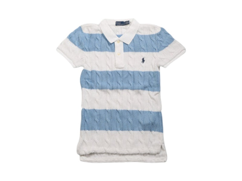 Polo Ralph Lauren Short Sleeve Polo White/Carolina Blue