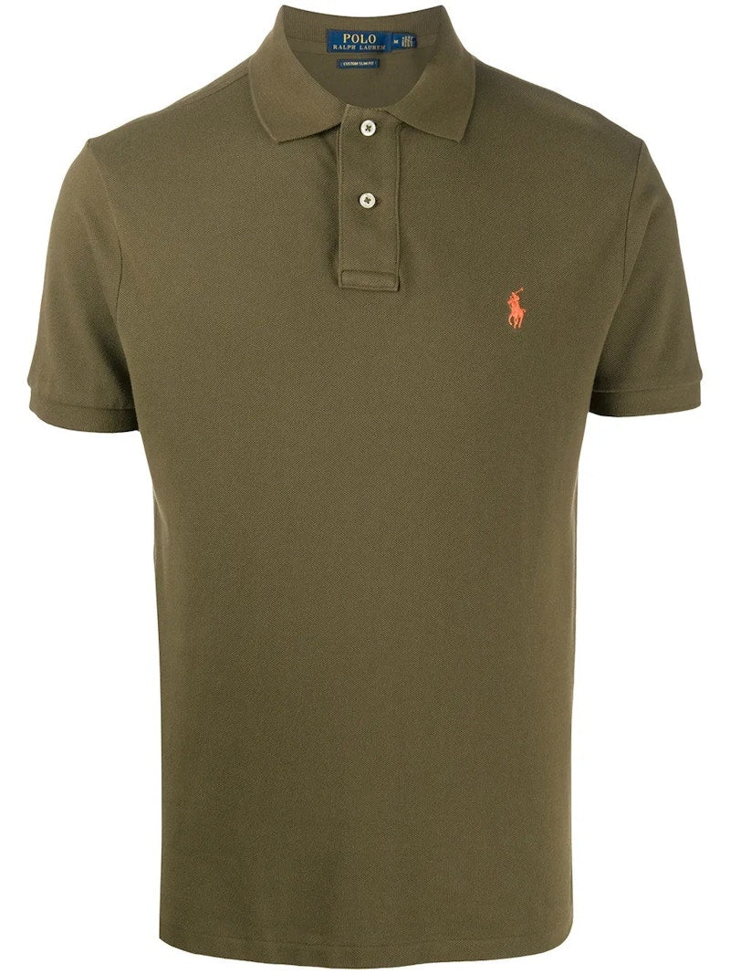 Polo Ralph Lauren Short-Sleeve Slim Fit Mesh Polo Canopy Olive