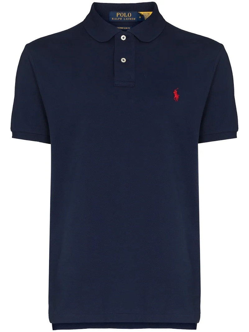 Polo Ralph Lauren Short-Sleeve Slim Fit Mesh Polo Newport Navy