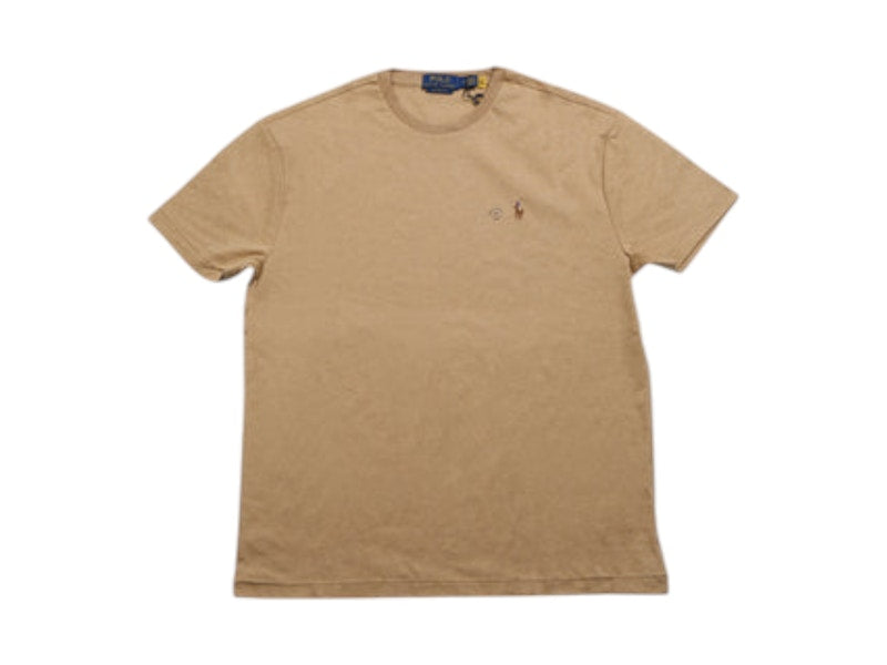 Polo Ralph Lauren Short Sleeve Soft Touch Crewneck T-shirt Classic Camel Heather