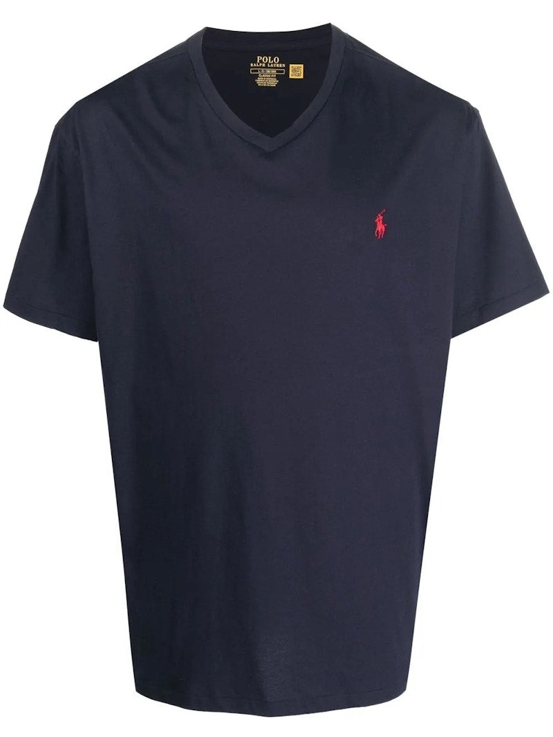 Polo Ralph Lauren Short Sleeve V-Neck Classic Fit T-shirt Ink