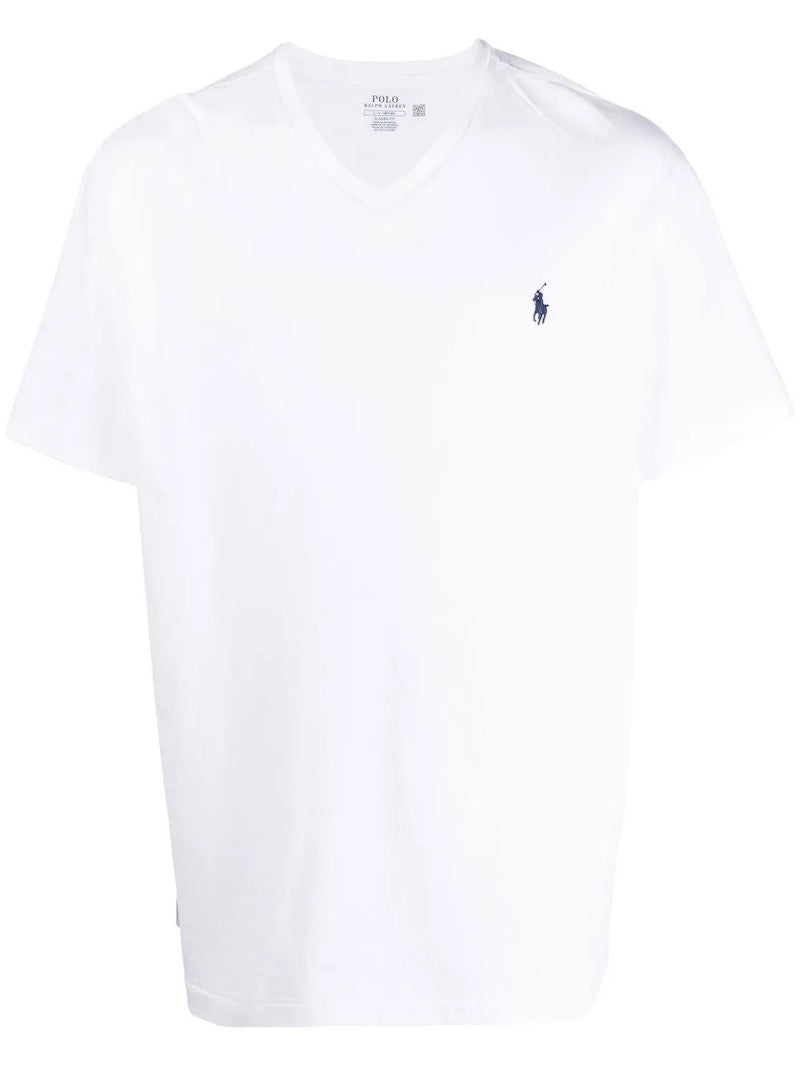Polo Ralph Lauren Short Sleeve V-Neck Classic Fit T-shirt White