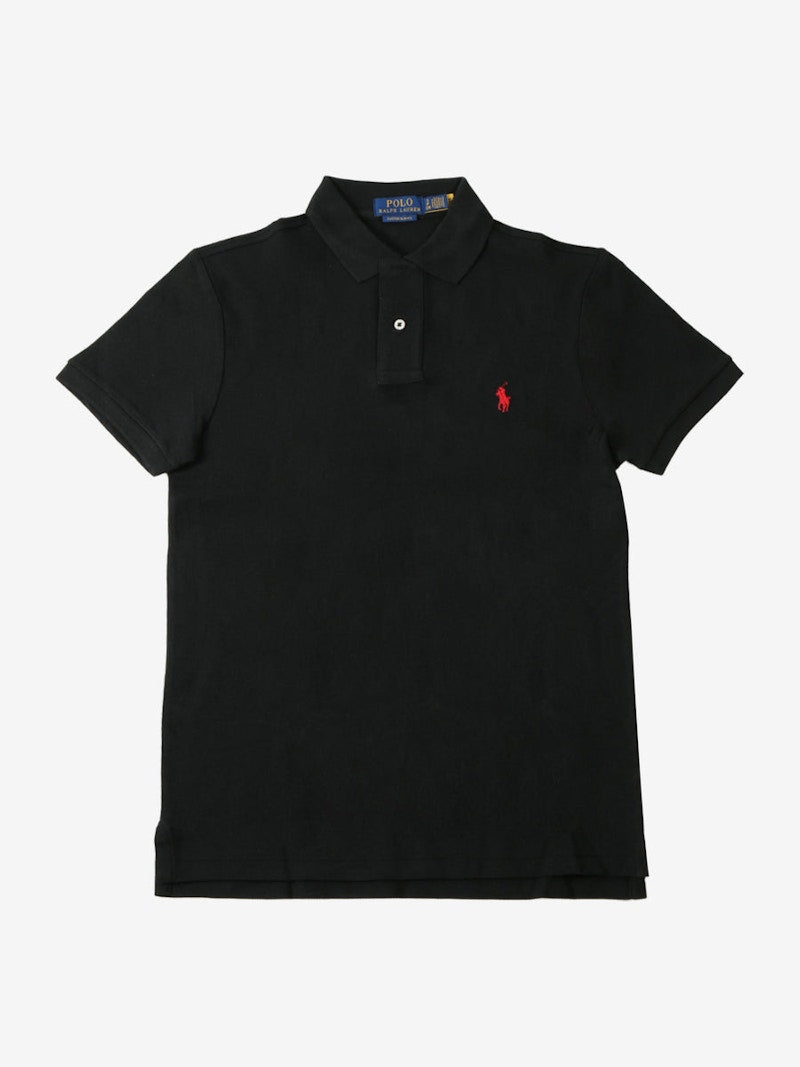 Polo Ralph Lauren Short-Sleevelim Fitesh Polo Polo Black