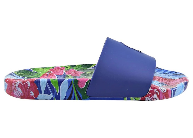 Polo Ralph Lauren Signature Pony Slide Navy Floral