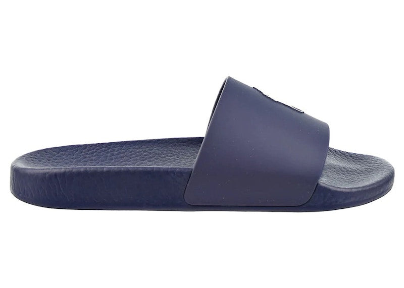 Polo Ralph Lauren Signature Pony Slide Navy White
