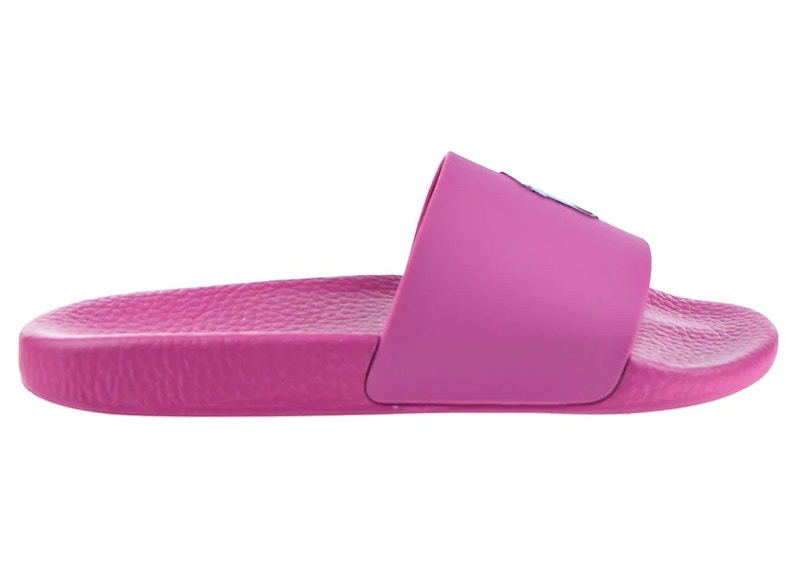 Polo Ralph Lauren Signature Pony Slide Pink Navy