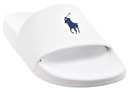 Polo Ralph Lauren Signature Pony Slide White