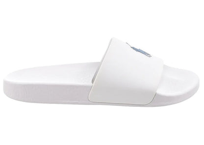 Polo Ralph Lauren Signature Pony Slide White