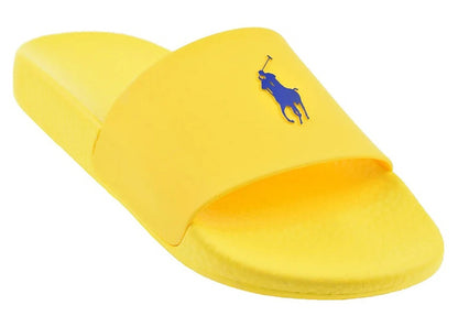 Polo Ralph Lauren Signature Pony Slide Yellowfin Heritage Royal