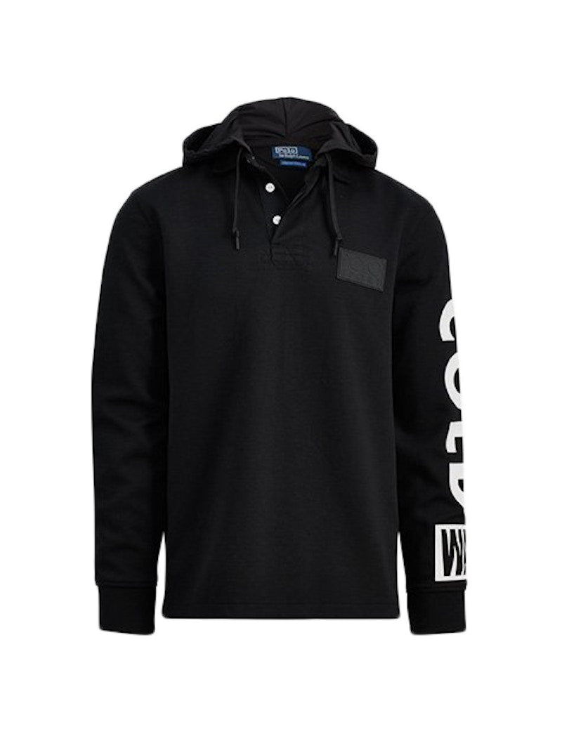 Polo Ralph Lauren Snow Beach Hooded Rugby Black