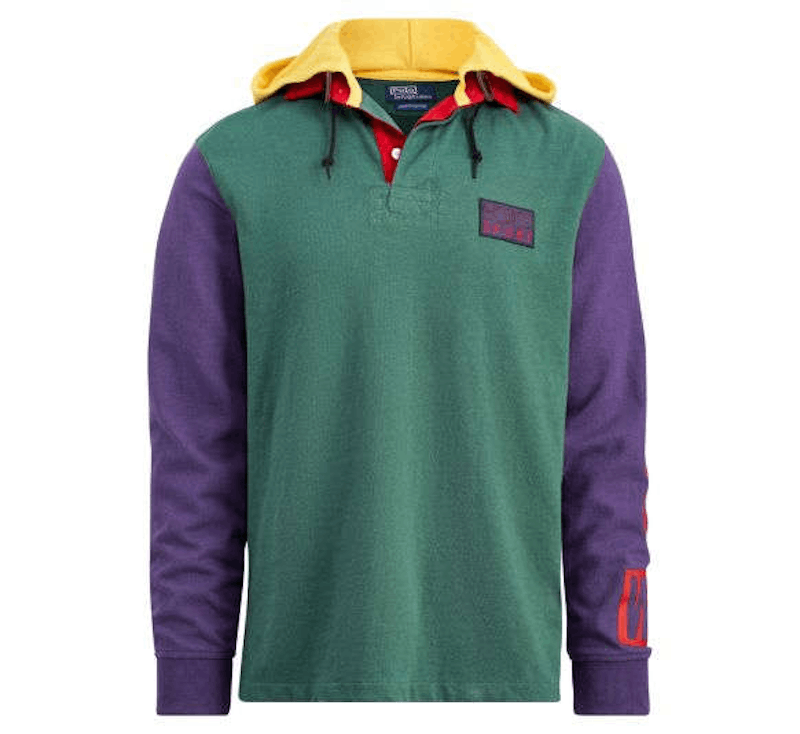 Polo Ralph Lauren Snow Beach Hooded Rugby Pine